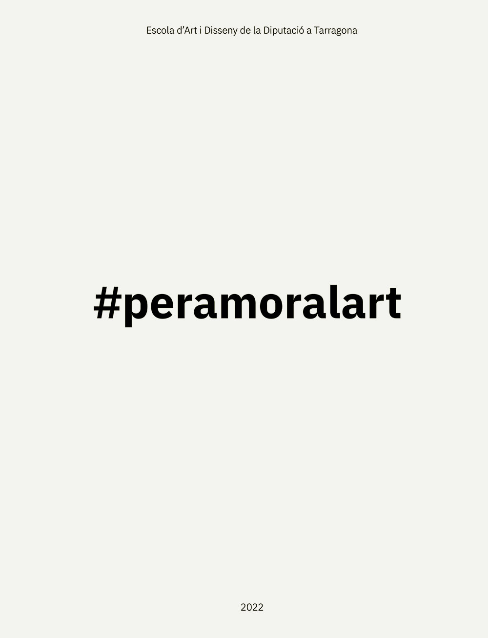 #peramoralart 2022