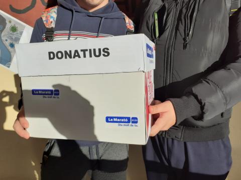 Donatiu per la marató TV3