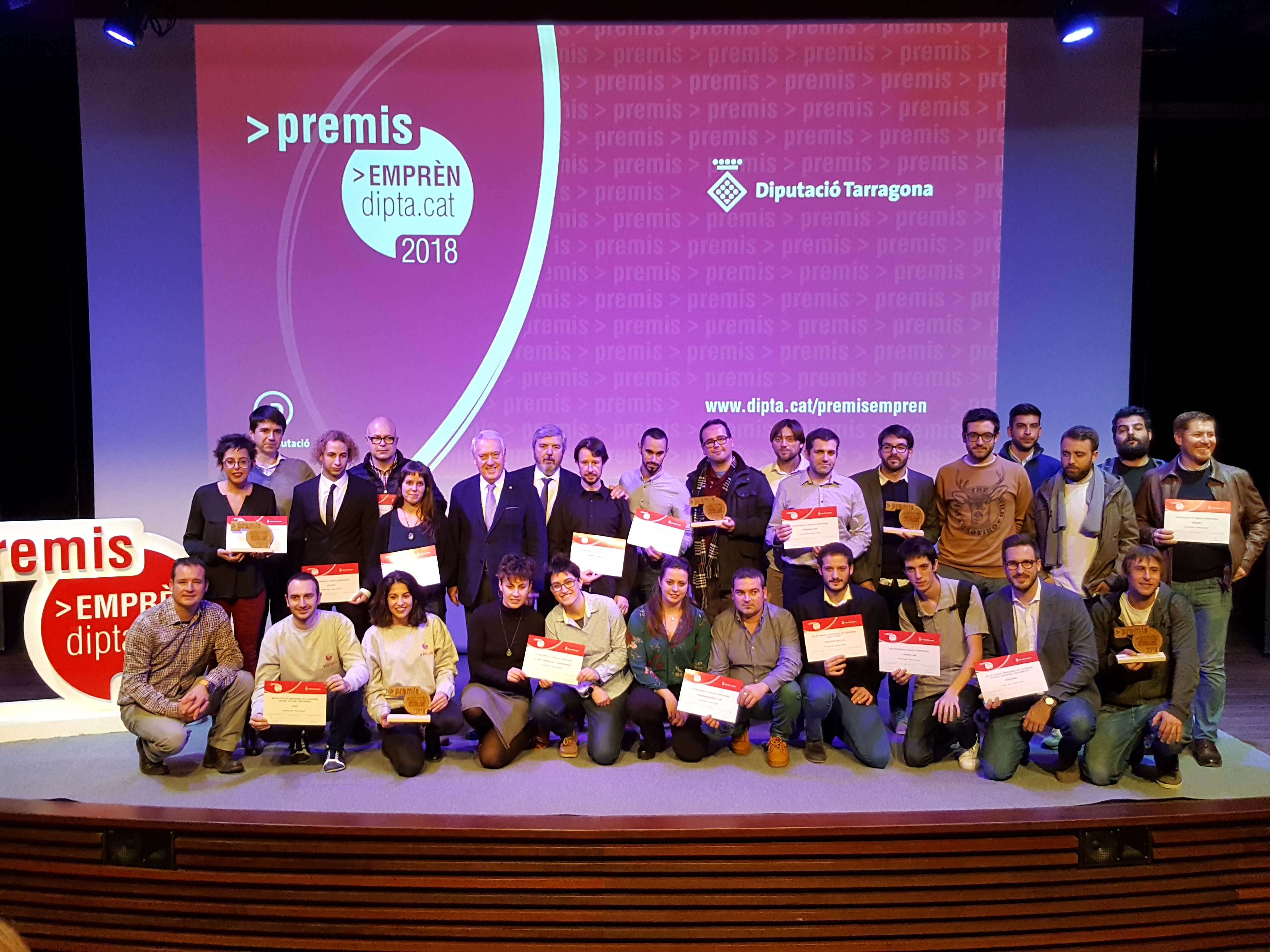Tornen els Premis Emprèn de la Diputació, que impulsen projectes empresarials del Camp de Tarragona i les Terres de l'Ebre