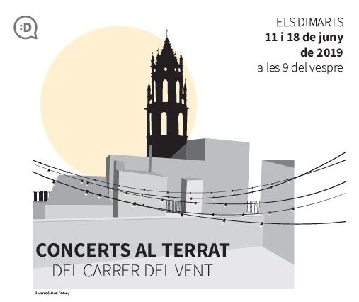 La Diputació programa un nou cicle de ‘Concerts al Terrat del Carrer del Vent’ a Reus