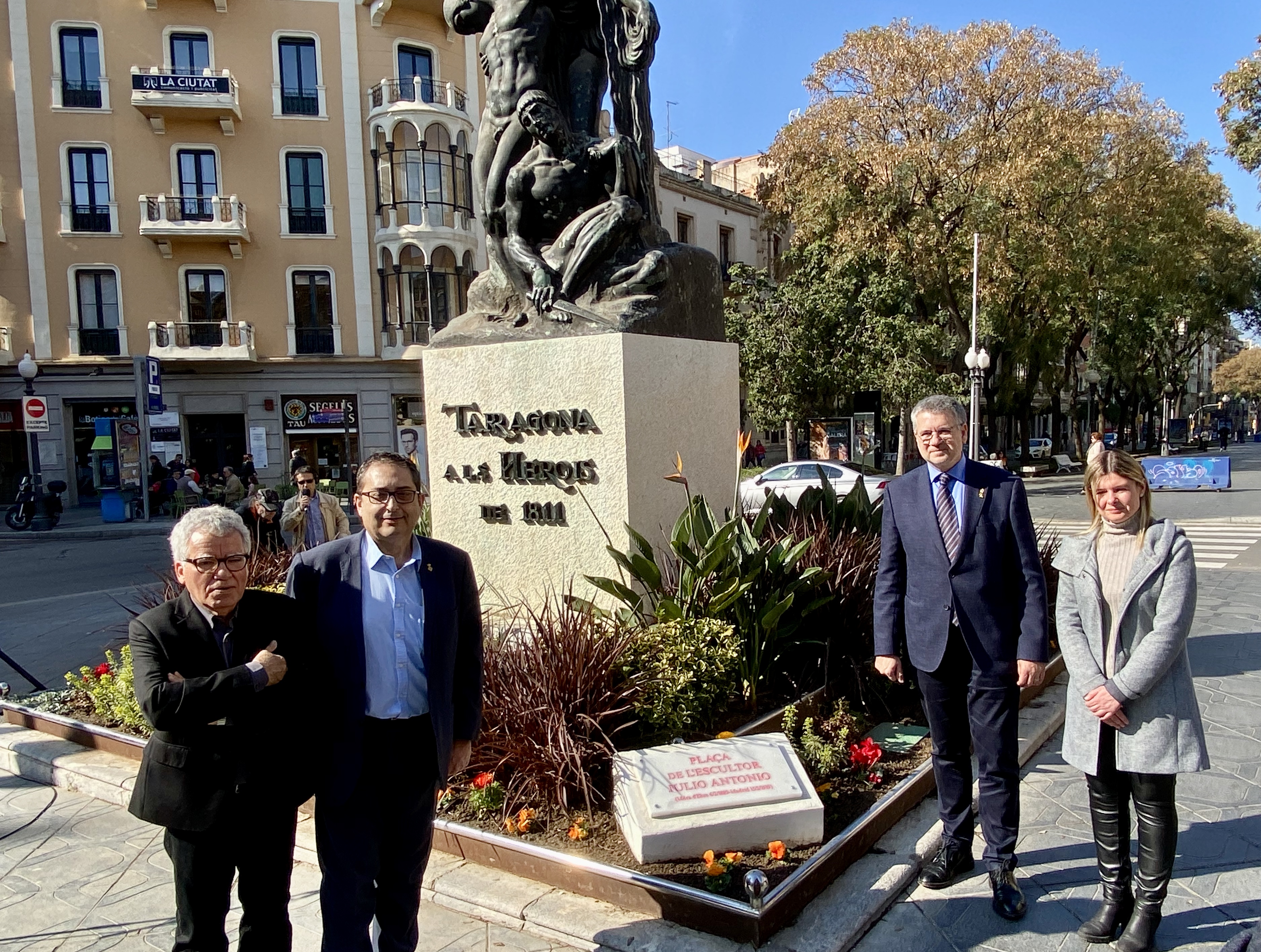 Tarragona dedica una plaça a Julio Antonio com a colofó dels actes impulsats per la Diputació per homenatjar l'escultor