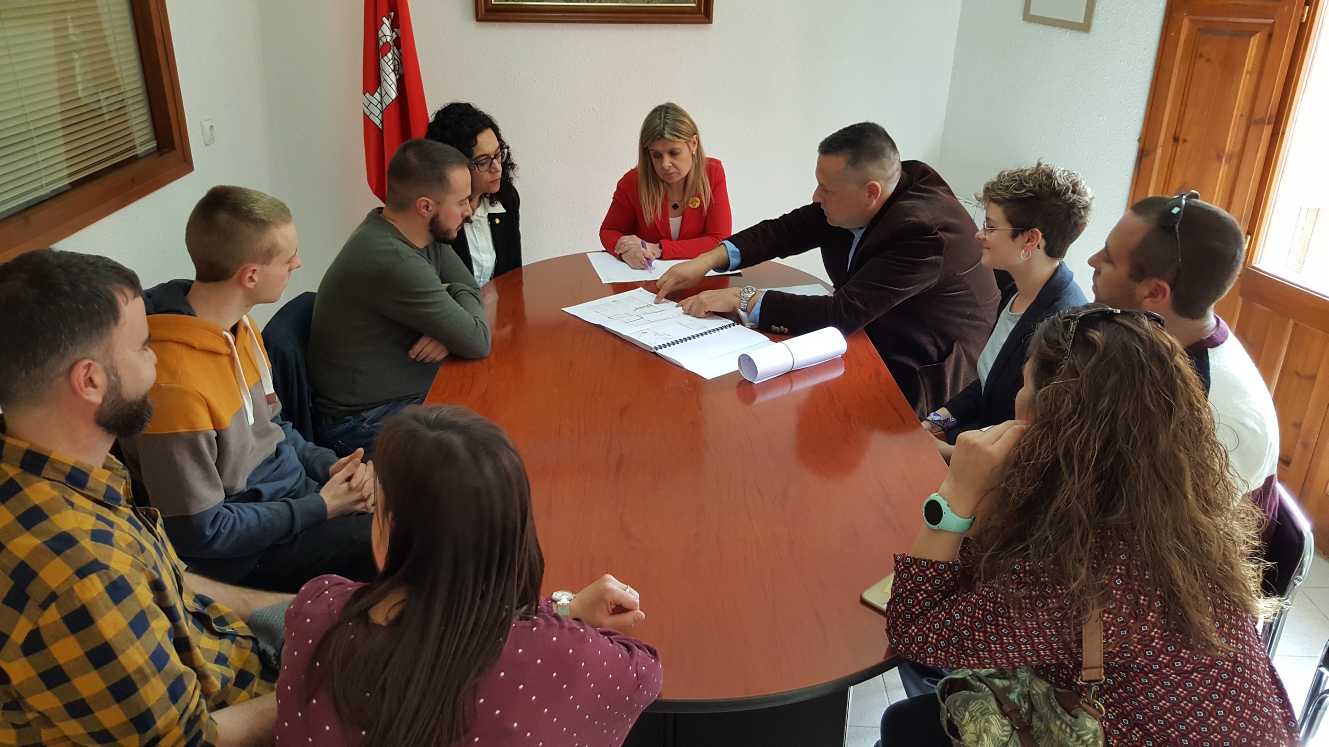 La presidenta de la Diputació de Tarragona visita  el municipi de Blancafort