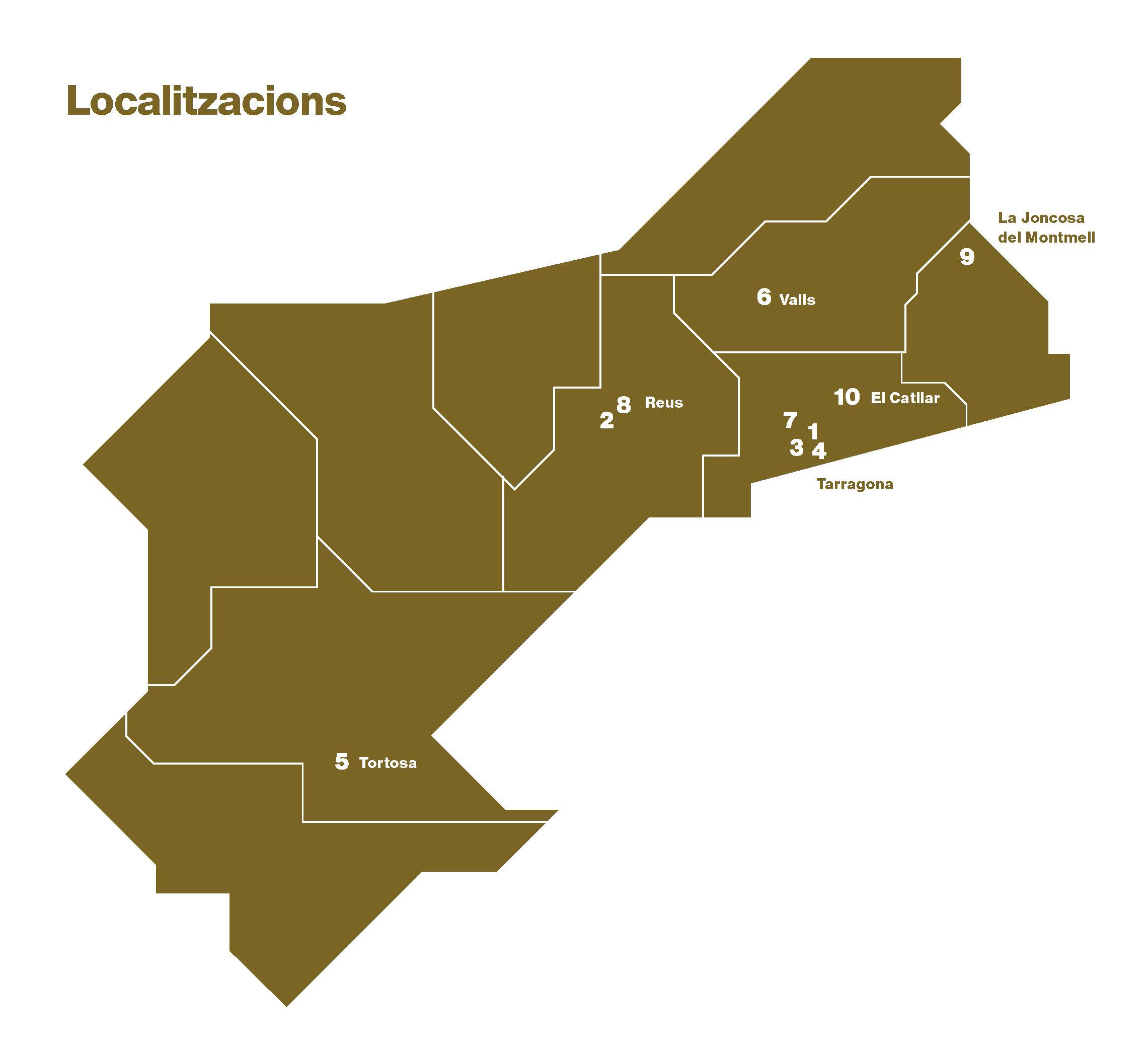 mapa localitzacions