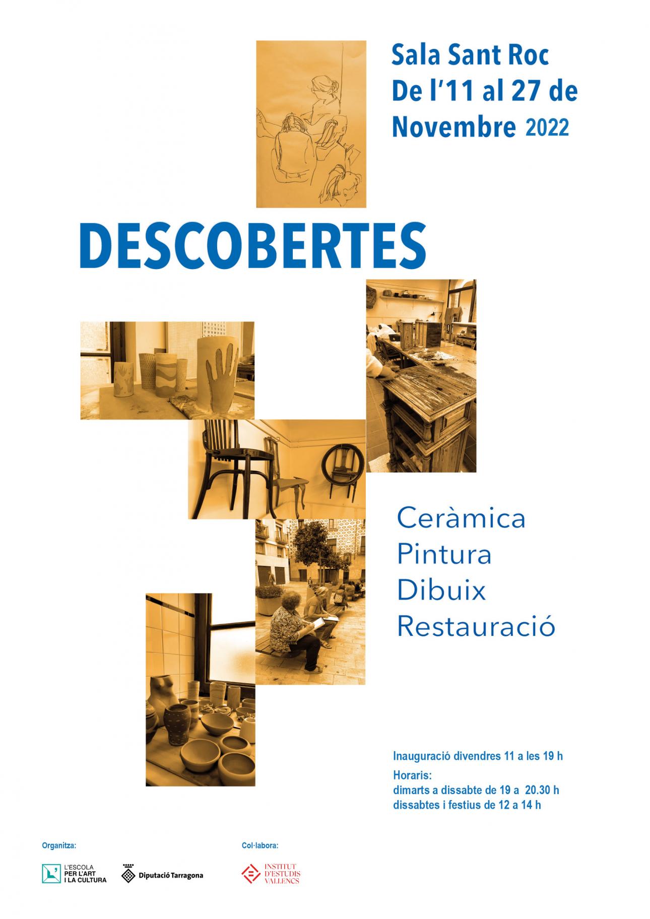 Cartell de l'exposició 'Descobertes'