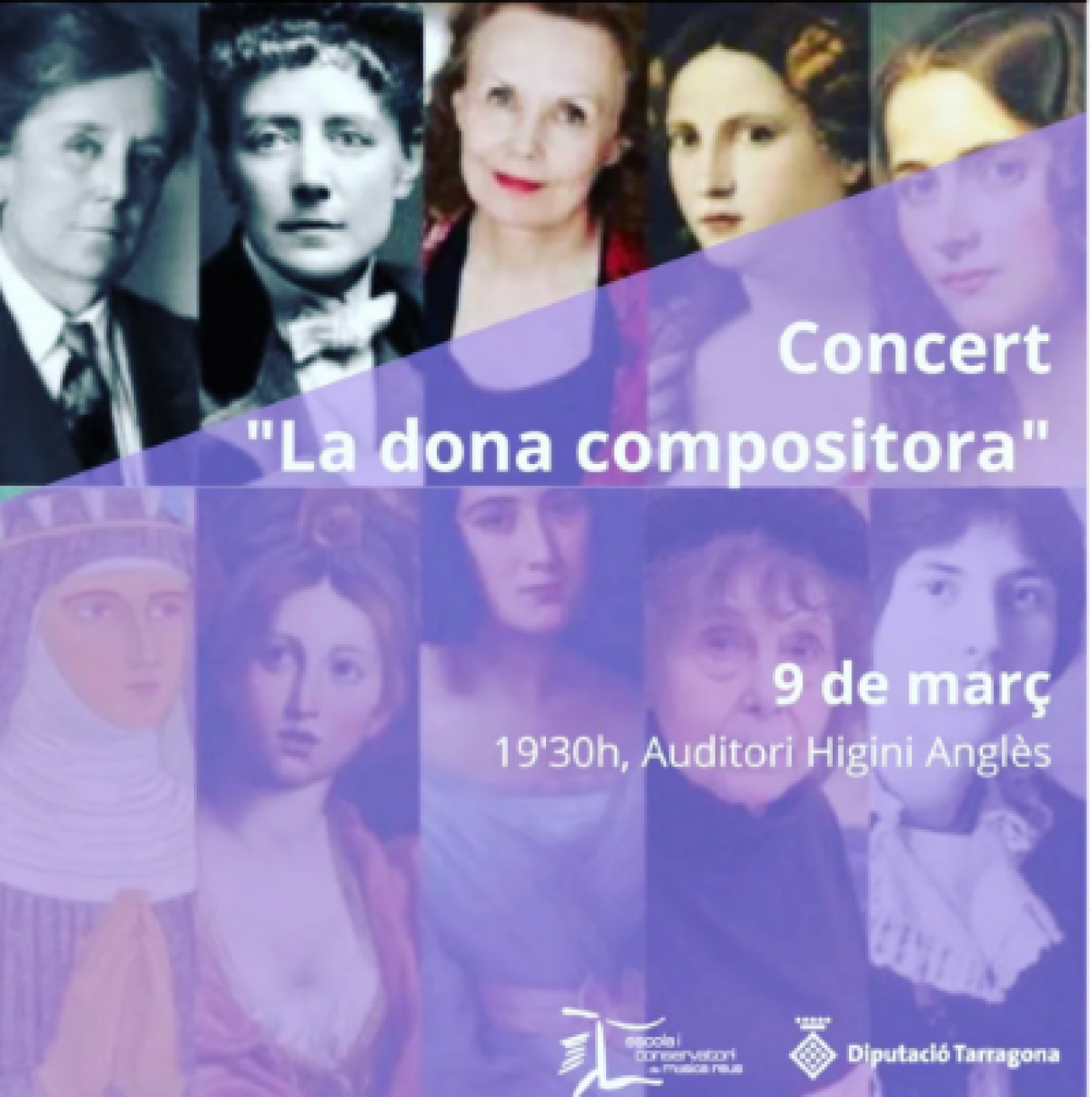 Cartell del concert Dones compositores ecmreus