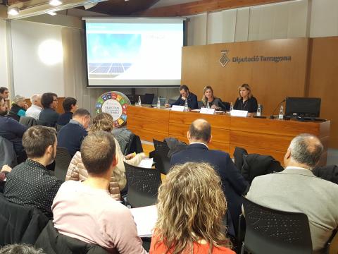 L'autoconsum energètic centra una jornada formativa a la Diputació de Tarragona