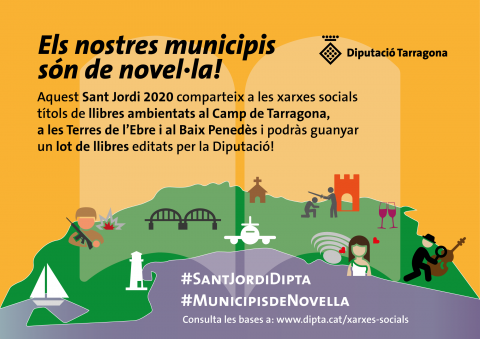 Els municipis que són escenari d'una novel·la, protagonistes del concurs de Sant Jordi de la Diputació