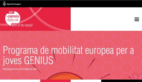 El programa Genius de la Diputació de Tarragona engega  una segona edició per evitar la fuga de talent jove 