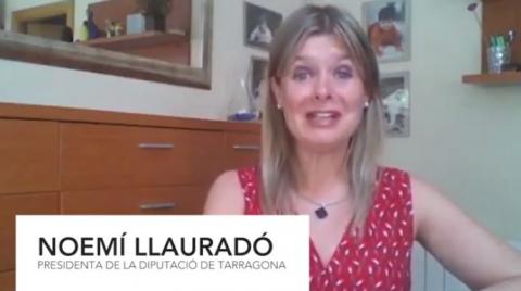 La presidenta de la Diputació de Tarragona, Noemí Llauradó, inaugura virtualment la 17a Festa de la Cirera de Paüls