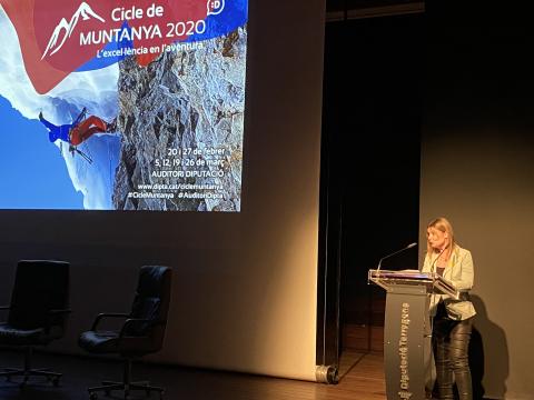 L'alpinista català Oriol Baró dona el tret de sortida  al Cicle de Muntanya 2020