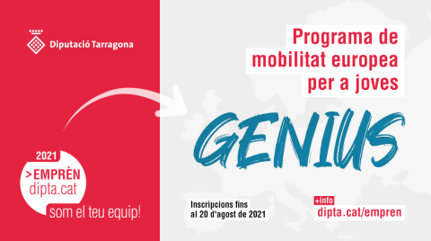 Últims dies per presentar-se a la segona edició del programa Genius, de la Diputació de Tarragona, per a evitar la fuga de talent jove