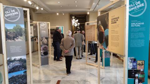 Exposició sobre l'oli de ginebre