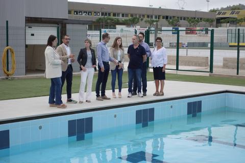 La Diputació ha invertit prop de 370.000 euros en la reforma i ampliació del pavelló poliesportiu i dels nous vestidors i en la rehabilitació del recinte i les instal·lacions de la piscina municipal