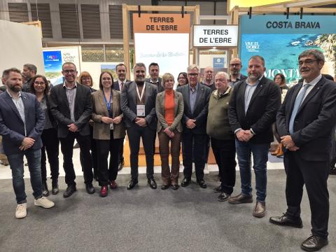 Representants de les Terres de l'Ebre a Fitur