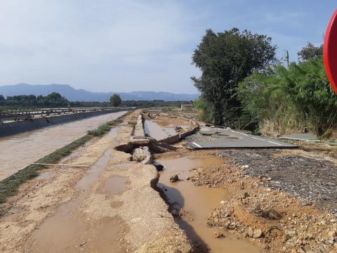 Estat de la carretera TV-3443