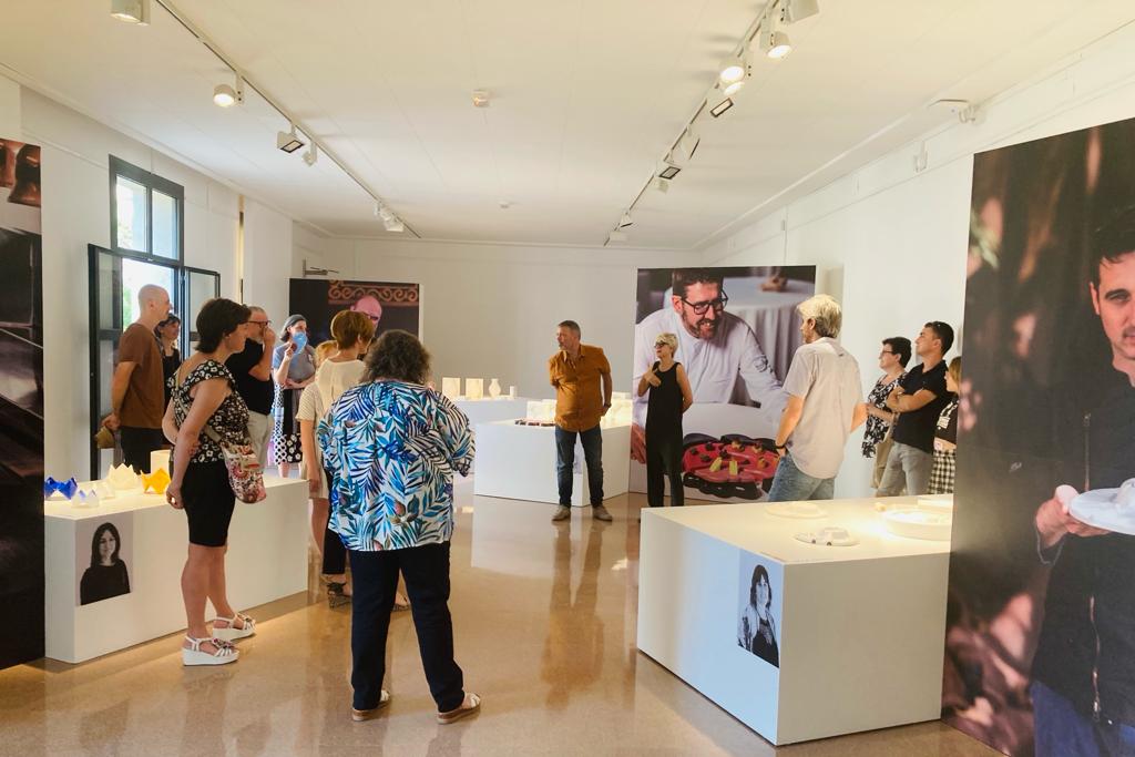 Un moment de la inauguració de la mostra '4 estrelles'