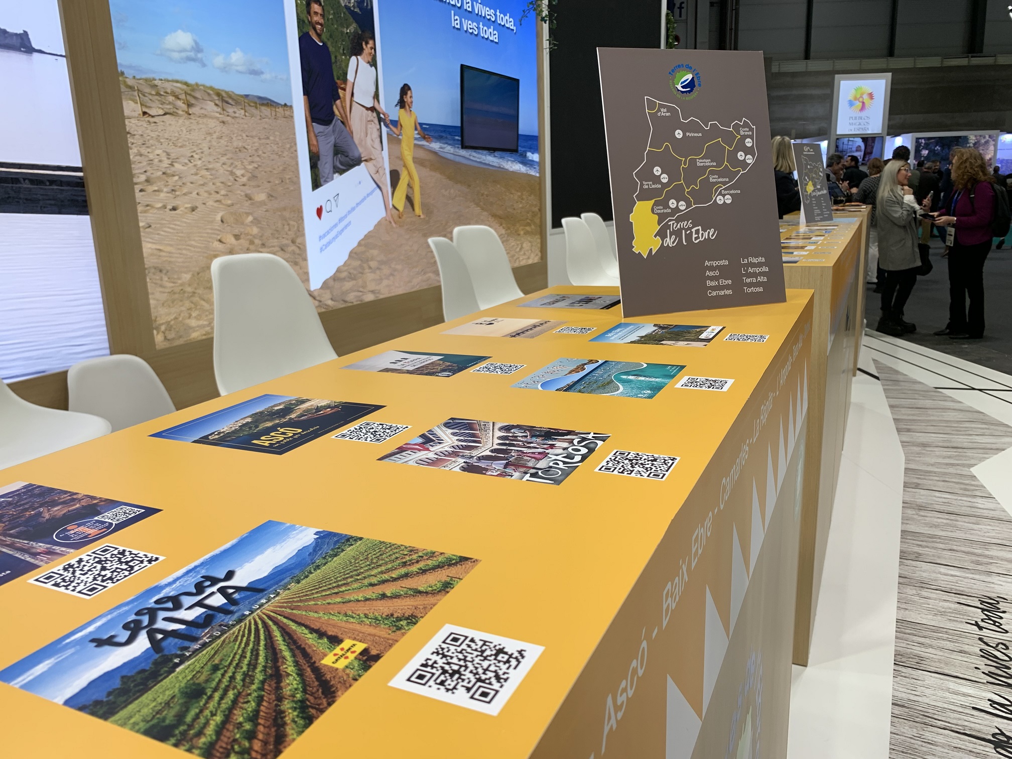 Un dels espais promocionals de les Terres de l'Ebre de l'anterior edició de FITUR