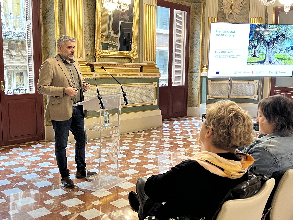 Intervenció del president del Patronat de Turisme de la Diputació, Carlos Brull